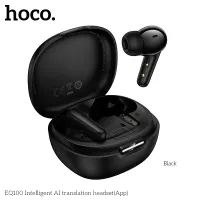 hoco EQ100 Intelligent AI translation headset (App) BLACK